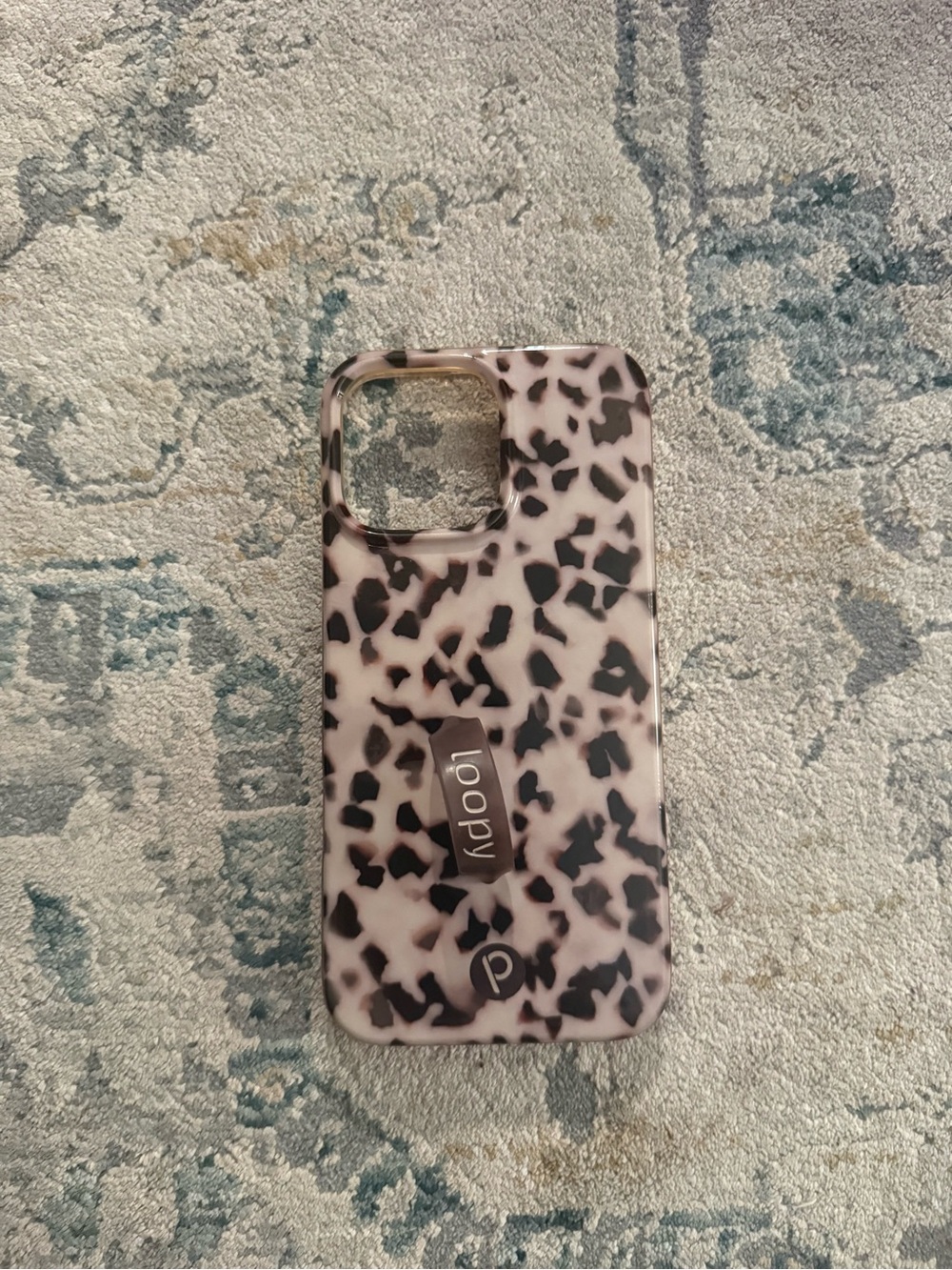 16 Pro Max Blonde Tortoise Loopy Case
